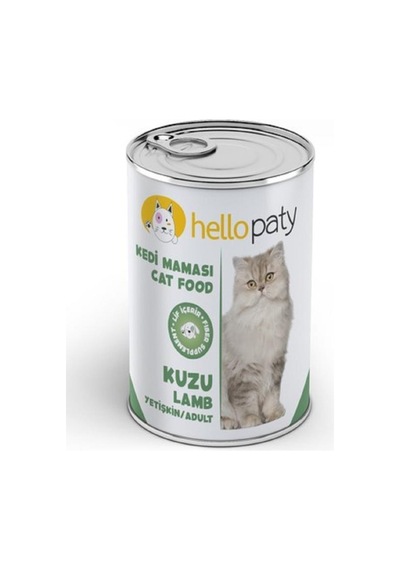 Hello Patty Kuzu Etli Yetişkin Kedi Konservesi 415 G
