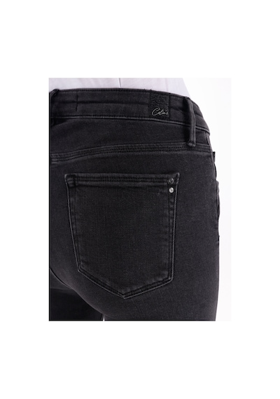 Colins 759 Lara Süper Slim Fit Normal Bel Dar Paça Siyah Kadın Pantolon Cl1066383 Mavi