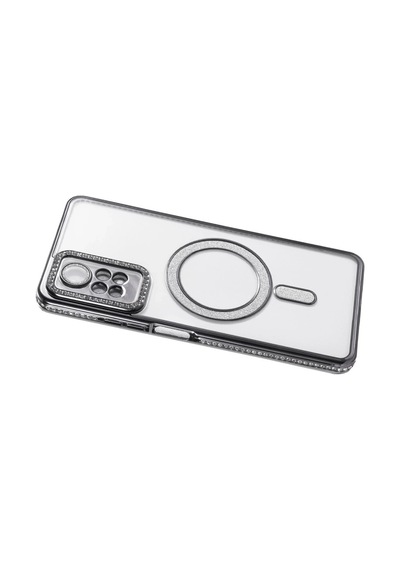 Xiaomi Redmi Note 12 Pro 4g Joke Simli Magneticsafe Kılıf - Siyah Düz Renkli