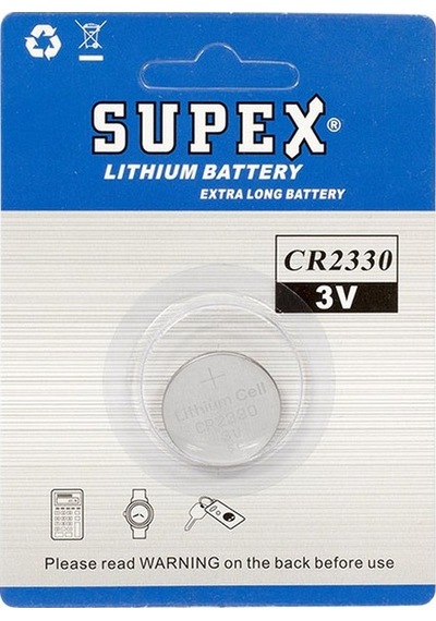Supex Cr2330 3 Volt Lityum Pil Tekli
