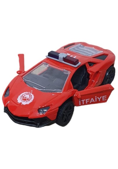Çek Bırak Metal Araba Lamborgini - İtfaiye