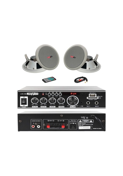 Lastvoice Ekonomi Ceiling Paket-2 Anfi ve Tavan Hoparlörü Seti
