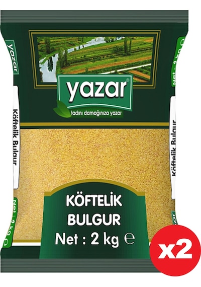 Yazar Köftelik Bulgur 2 x 2 KG