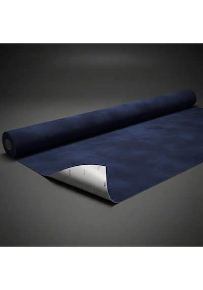 Yapışkanlı Flok Süet Suni Deri 100 X 150 - Lacivert Lacivert