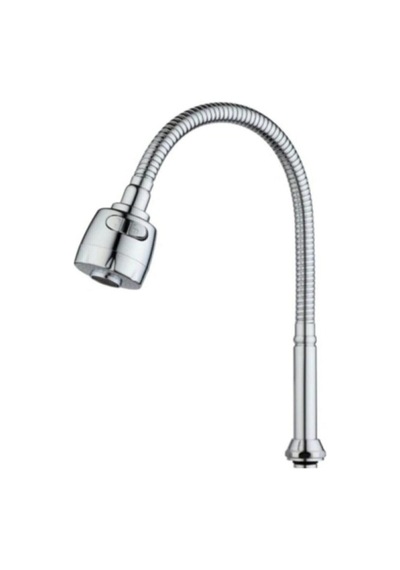 - Hareketli Lavabo Başlık - Batarya Başlığı - Mutfak Musluk Hortum - Krom Kubar