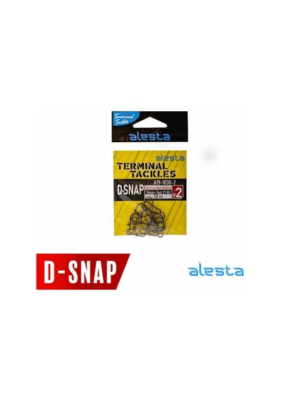 Alesta D-snap No:00 Siyah Nikel Klips 15 Adet 8kg Çeker