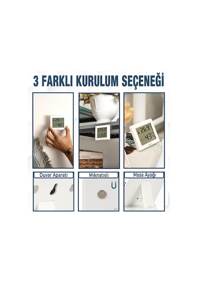 Lexroo Dijital Oda Termometresi Ve Nem Ölçer