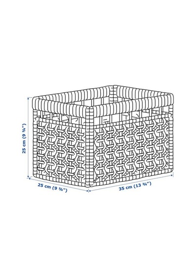 Ikea Tätıng Sepet, Su Sümbülü, 35x25x25 Cm Çok Renkli