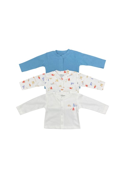Tiffany Baby & Kids Tiffany Baby Traffic Rider Theme 3'lü Hırka 50027 Ekru
