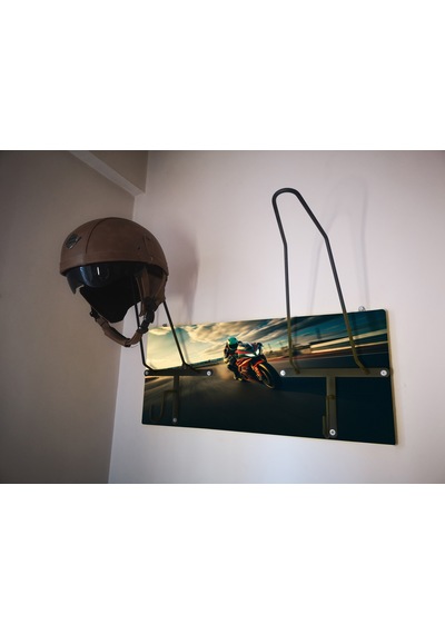 Özel Fotoğraflı Kask Askısı, Motorcu Kask Askısı, Personalv82