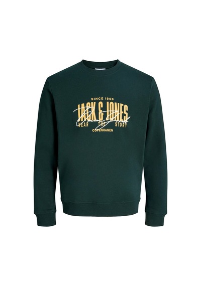 Jack & Jones Jjaero Erkek Sweatshirt Turkuaz