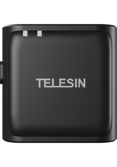 Telesin Type-c Kablosuz Yaka Mikrofonu 2tx+1rx+şarj Kutusu