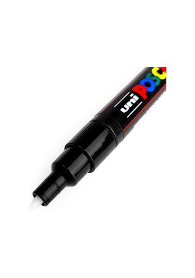 Posca - Ultra İnce - İnce Boya Marker Kalem Seti - Pc-1mr, Pc-1m, Pc-3m - Beyaz Mürekkep - 3'lü Paket