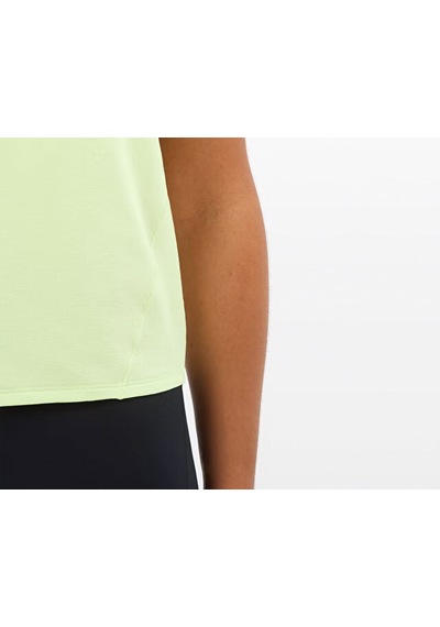 Salomon Tracklıne Ss Tee W Kadın Günlük Tişört Lc2846400 Yeşil