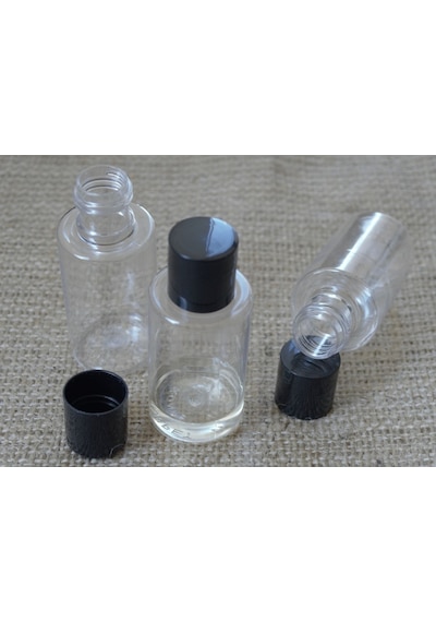 100 Adet Boş Plastik Şişe 30 ML. Boş Sıvı Şişesi. Seyahat Şişesi