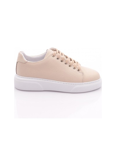 Dgn Paco Erkek Sneakers Ayakkabi Bej Floater Beyaz