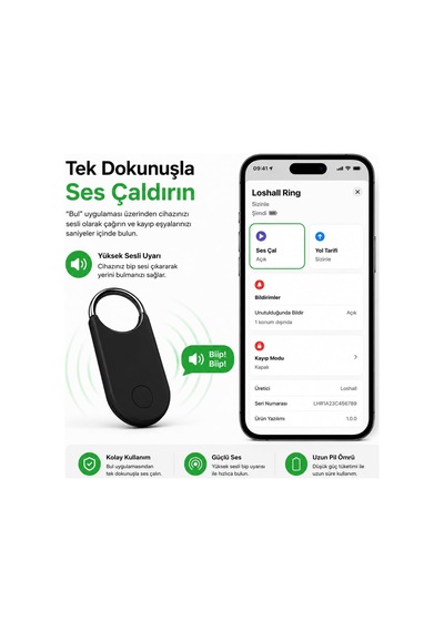 Lexroo Denshi Loshall Ring Aple Bul Uyumlu Akıllı  Standart