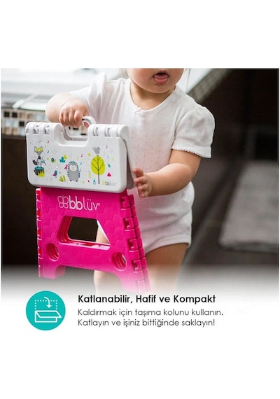 Bblüv Step Katlanabilen Eğitici Basamak Mavi