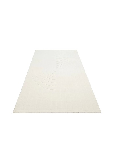 Eko Halı Missori Msr 01 White Modern Makina Halısı Beyaz