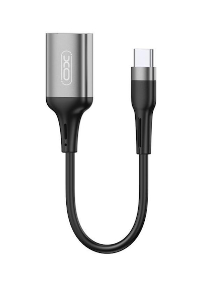 Type-c To Usb 2.0 Otg Adaptör Flash Bellek Çevirici Kablosu 480mbps Veri Aktarım Destekli Siyah