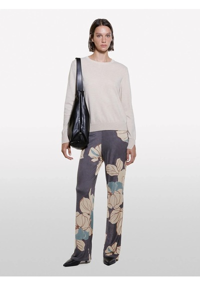Sisley Kaşmir Karışımlı Regular Fit Kazak Kadın Krem Kazak - 325a102hm100f