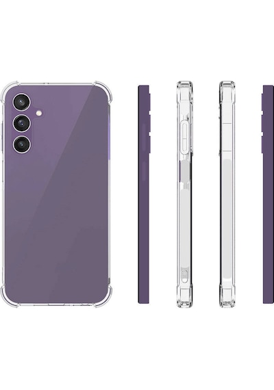 Galaxy Uyumlu A25 Kılıf Tchs Nitro Anti Shock Silikon - Renksiz Renksiz