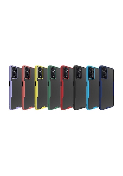 Oppo A76 Kilif Zore Parfe Kenarlari Pastel Renk Silikon Kilif 557382644