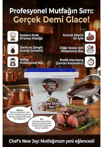 Demi Glace Sos 1000 G X 8 Adet - 1 Koli Koli Bazlı Avantaj Paketi