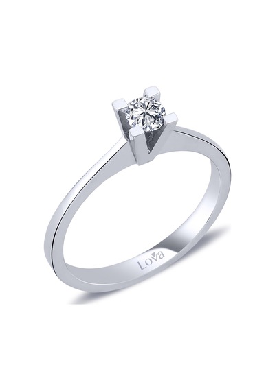 Lova 0,20 Karat Pırlanta Tektaş Yüzük - 1010116