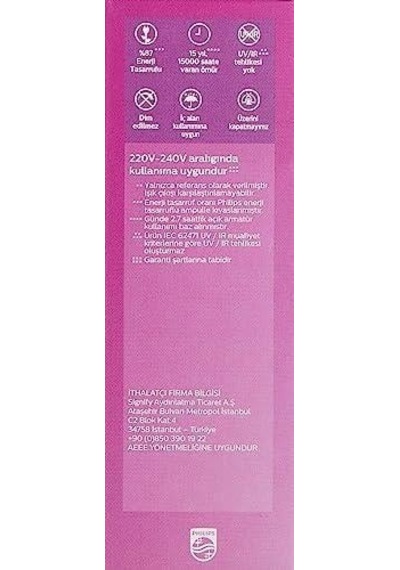 Ledcandle 40w B35 E14 Sarı Işık Çok Renkli
