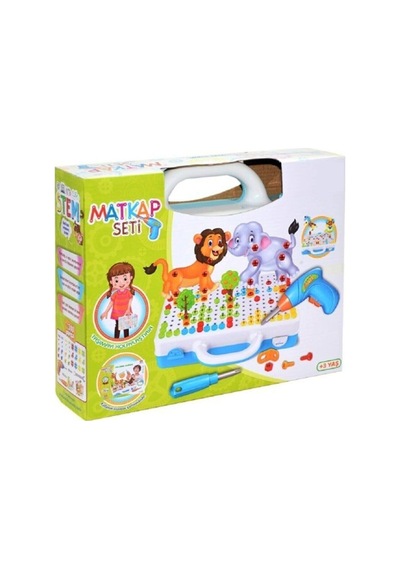 Birlik Oyuncak 3 D Stem Eğitici Matkap Seti Hayvanlar Copycopycop N11.2414