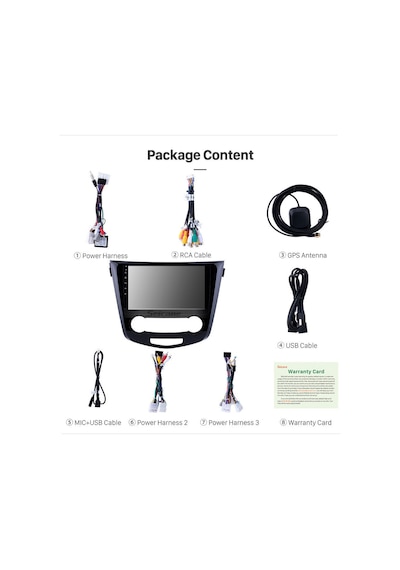 Nıssan Qashqaı Manual A/c 2014+ Multimedya Navigasyon Usb Kamera Carplayer