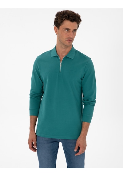 Pierre Cardin Erkek Zümrüt Sweatshirt 50314046-vr055 Zümrüt