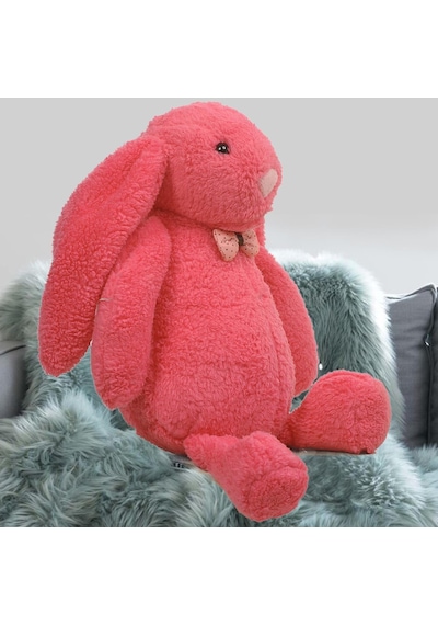 Uyku Arkadaşım Papyonlu Uzun Kulak Bunny Peluş Tavşan 65 CM 001