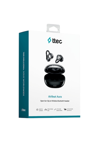 Ttec AirBeat 2KM179 Aura Açık Kulak Tasarımlı Klipsli Kablosuz Bluetooth Kulaklık