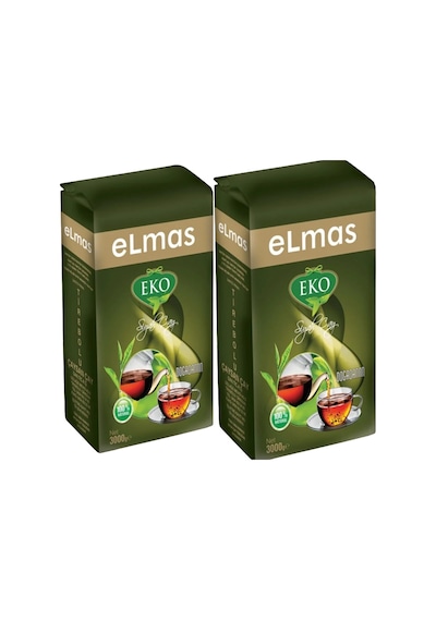 Elmas Çay Eko Siyah Çay 3000 Gr. 2'li Paket