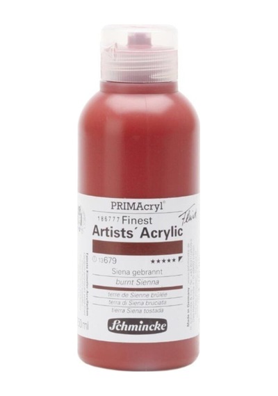 Schmincke Primacryl Artist Akrilik Boya 250 Ml Seri 1 679 Burnt Sienna