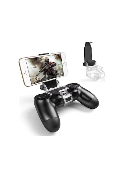 Ps4 Dualshock 4 Uyumlu Telefon Tutucu Klips Ayarlanabilir Gamepad Standı