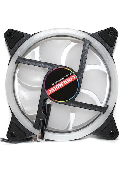 Coolmoon Rgb 12 Cm Kasa Fanı Rainbow Fan 3 Pin Pwm 2 Pin Molex