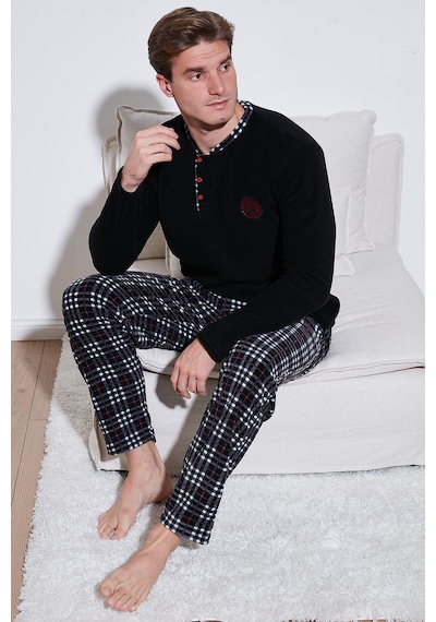 Buratti Erkek Pijama Takımı 6096100 Siyah Siyah