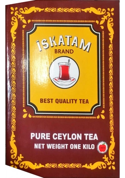 İskatam Siyah İthal Çay Kutu 800 G