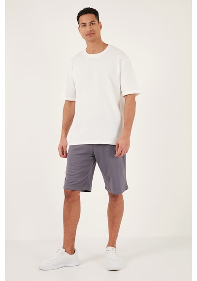 Buratti Pamuklu Belden Bağlamalı Cepli Regular Fit Erkek Short 5908042 Antrasit Buratti Pamuklu Belden Bağlamalı Cepli Regular Fit Erkek Short 5908042 Antrasit