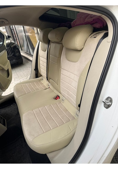 Skoda Octavia 2013-2019 Arası Arka Sırt 2+1 Arka Sırt Kolcaklı Model-oto Koltuk Kılıfı