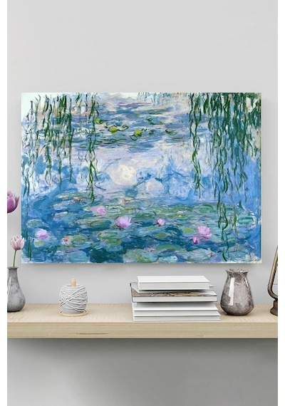 Postermanya Pster20357 Water Lilies - Nilüferler - Claude Monet Sanatsal Poster 90 X 130 Sku: Smg8690010218346