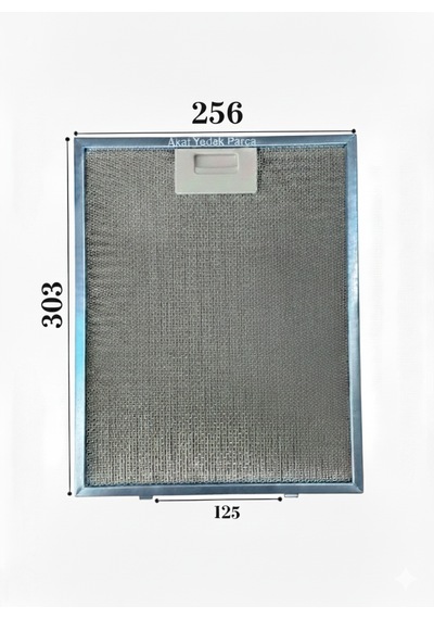 Teka İle Uyumlu Davlumbaz 25,6x30,3 Cm Arka Ara 12,5 Cm Aspiratör Filtresi
