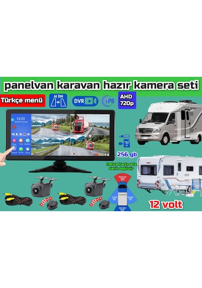 Dokunmatik Dvr Ekran Ve 2 Ad Ahd 720p Nesne Tanımalı Kamera Seti