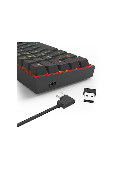 Redragon K616 Fizz Pro Rgb Red Switch 2.4ghz Kablosuz Klavye