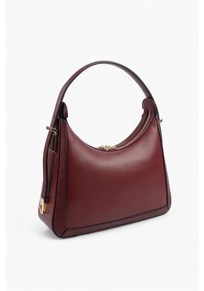 Silver Polo Sp1187 Kadın Omuz Çantası Düz Bordo-bordo