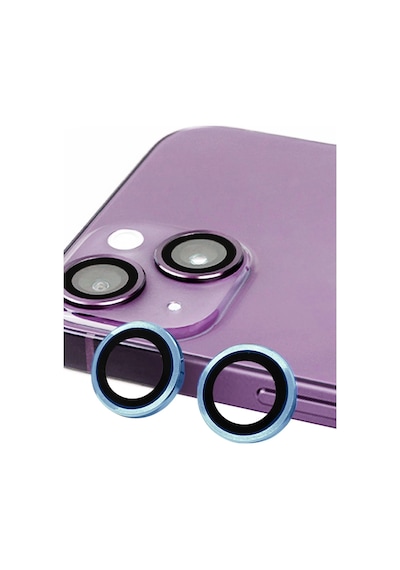 Newface - 671 - İphone 13 Mini Raze Metal Kamera Lens - Csmo-tex - - Mavi