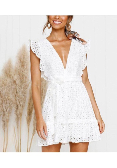 Fashion Cocktail Omuzları Fırfırlı V Yaka Mevsimlik Baharlık Dantel Mini Kolsuz Günlük Tatil Elbise Siyah Xxs-xs Siyah Fashion Cocktail Omuzları Fırfırlı V Yaka Mevsimlik Baharlık Dantel Mini Kolsuz Günlük Tatil Elbise Siyah Xxs-xs Siyah